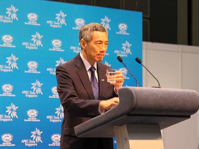 Singapore Prime Minister Lee Hsien Loong. (Photo: Ramzy Baroud)