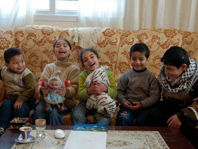 Kids in Nuseirat. (Photo: John Harvey)