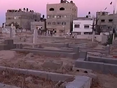 The Martyrs Graveyard, Nuseirat Refugee Camp, Gaza.