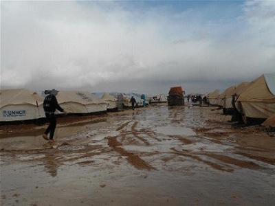Zaatari camp for Syrian refugees in northern Jordan. (Photo: IRIN/File)