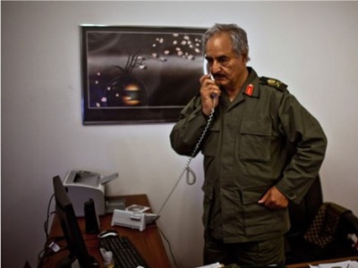 On Feb 14, Maj. Gen. Khalifa Hifter announced a coup in Libya.