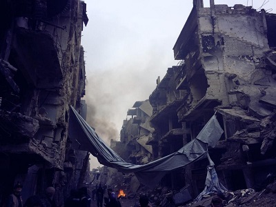 The Yarmouk Refugee Camp. (Photo: Laila Ben Allal)